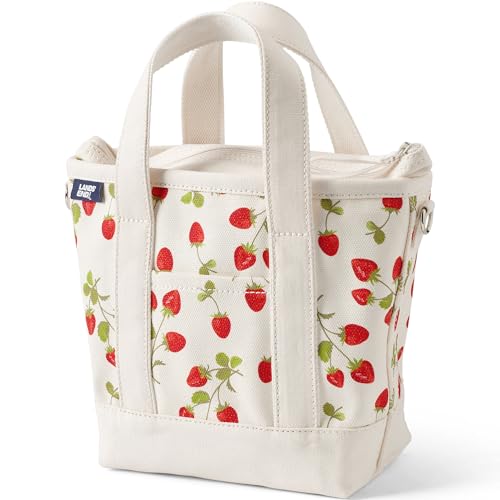 Image of Lands' End Zip Top Canvas Tote Bag