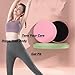 EYourlife2012 Core Exercise Sliders, Dual-Sided Workout Discs for All Floor Types, 1 Pair (Pink)