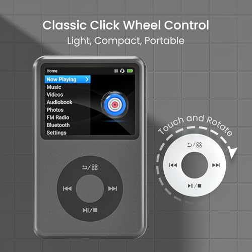 Image of Innioasis Y1 Mp3 Player with Bluetooth HiFi Mini Portable Music Digital Player with Audiobook 2026 Nice Gift Upgrade Sable