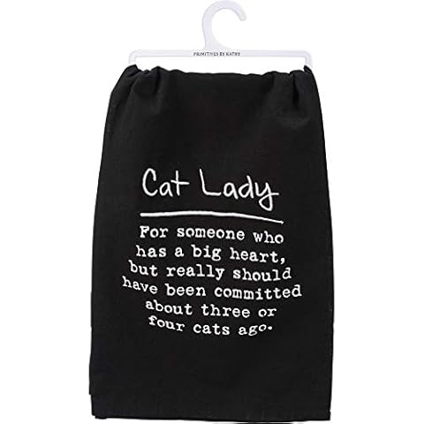 Primitives by Kathy Cat Lady Dish Towel Cover