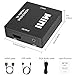 HDMI Audio Extractor Splitter,HDMI to 3.5mm Audio Adapter, 4K*2K@30HZ, 3D, 1080P Compatible for TV, PC, Sound System, Xbox, Switch, PS3, PS4, PS5