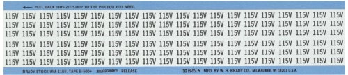 Marquage vinyle Brady WM-115V-PK pour organiser vos câbles et armoires électriques