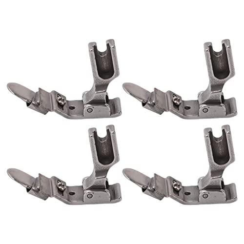 Prensatela para dobladillo enrollado, juego de 4 piezas de acero inoxidable miniatura 1