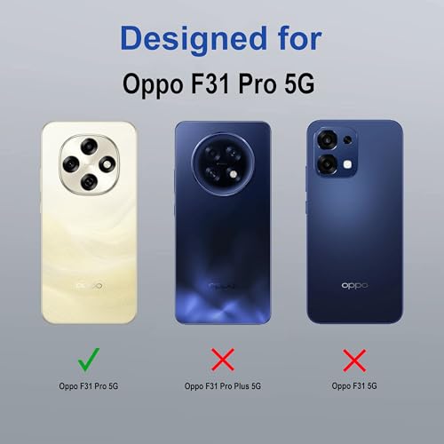 Image of Zapcase Back Case Cover for Oppo F31 Pro 5G | Compatible for Oppo F31 Pro 5G Back Cover | Scratch-Resistant Back Case Cover | Clear