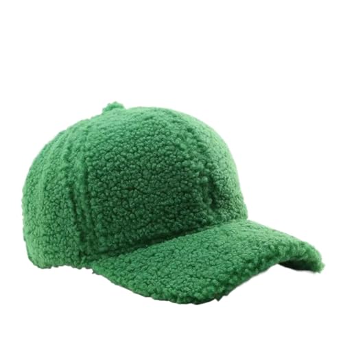Casquette de baseball en peluche pour femme chapeau chaud d'hiver