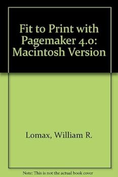 Hardcover Fit to Print With Pagemaker 4 Book