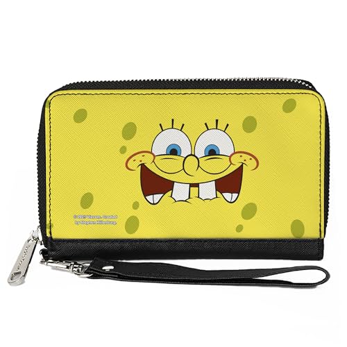 Buckle-Down SpongeBob SquarePants Vegan Leather Zip Around Wallet