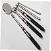 ULTECHNOVO 5pcs Portable Telescopic Inspection Mirror for Vehicle Maintenance Detection Tool Non- Handle for Auto Repair and Daily Inspections
