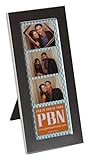 Brushed Silver Designer Metal Photo Booth Frame - Single Frame