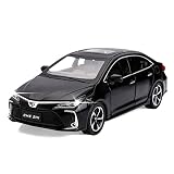 SASBSC Toy Cars Corolla Model Car Toys for Kids Diecast Pull Back Car with Sound and Light Metal Car