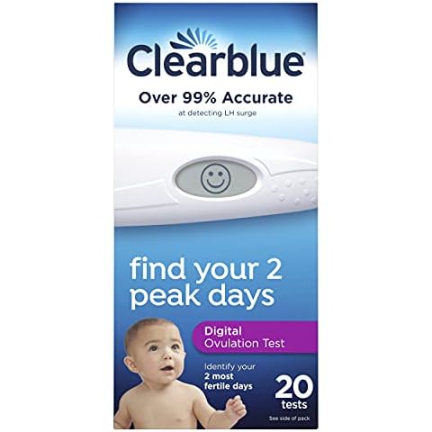 Clearblue Easy Digital Ovulation Test, Easy Read, one Month Supply - 20 ea Cover