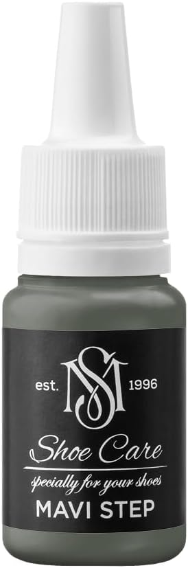 Nutritive Leather Spray - NCS S 7005-G50Y Olive Iron Grey - Deep Conditioning & Shoe Color Restoration for Smooth Leather by MAVI STEP - 1.70 fl oz / 50 ml