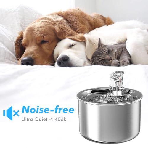 Fuente de Agua REUset para Gatos de Acero Inoxidable 2L miniatura 2