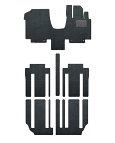 Hotfield 日産 互換品 セレナ C27系 (ガソリン車) フロアマット 形状6 超ロングスライド/フロント一体形状/サイドパーツ一体形状 プレーングレー
