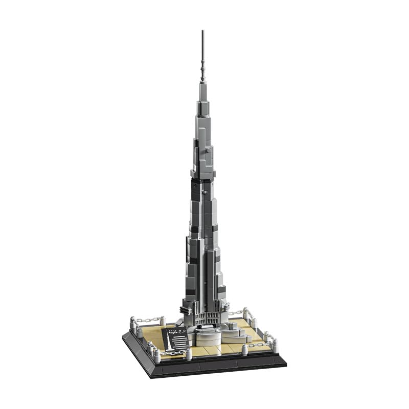 Image of SKY LINE OCEAN Burj Khalifa Building Blocks Set (599+ Pieces) | Dubai Landmark Architecture Model | Detailed Collectible Tower Kit | STEM Toy Gift for Teens & Adults | 5 Year Structural Warranty