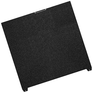 RugooSpink K2 Plus Build Plate Build Sheet Flexibles Federstahlblech Doppelseitiges schwarzes strukturiertes PEI Druckplattform beheiztes Bett Ersatz für Creality 3D Druckerteile Zubehör