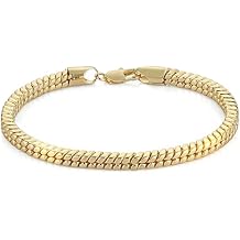 HZMAN Gold Bracelets for Women - 4 Styles Trendy Metal Link Chain Jewelry for Daily/Party Wear, Fashion Statement Accessories