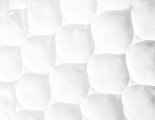 Image of American Baby Company 2 Pack Waterproof Fitted Cradle /Bassinet Mattress Protector 33 inch x 15 inch - 100% Cotton Quilted Top, Noiseless, Ultra-Soft & Breathable Cradle /Bassinet Mattress Pad Cover