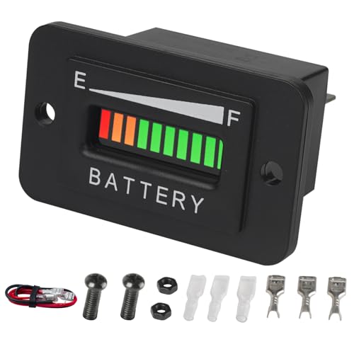 Yooreal 36V Battery Fuel Gauge Indicator,Battery Capacity Monitor for Lead-Acid Battery (Not...