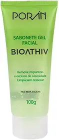 Sabonete Bioathiv Poran 100g - Controla Oleosidade, Seca Espinhas, Limpeza Profunda Facial e Corporal - Dermatológico PR114