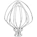 aikeec K45WW Schneebesen Edelstahl Drahtpeitsche für KitchenAid K45 K45SS KSM75 KSM90 KSM95 KSM100 KSM103 KSM110 KSM150 Küchenmaschine, spülmaschinenfest