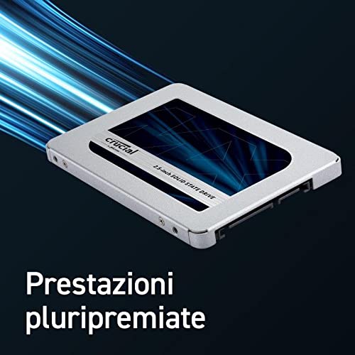 MX500 1TB 3D NAND SATA da 2,5 pollici SSD Interno, Fino a 560MB/s, CT1000MX500SSD101 (Edizione Acronis) - Hdd - Immagine 1