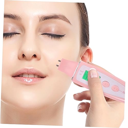Analyseur hydratation de peau visage testeur de moisture portable Angoily LCD rose