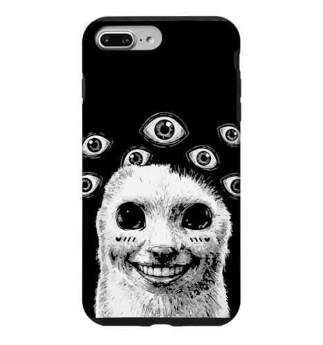 Weirdcore Ahh Cat Meme Grunge Alt �g���b�s�[ �s�C���ȃz���[ �S�X �X�}�z�P�[�X iPhone 7 Plus/8 Plus �p
