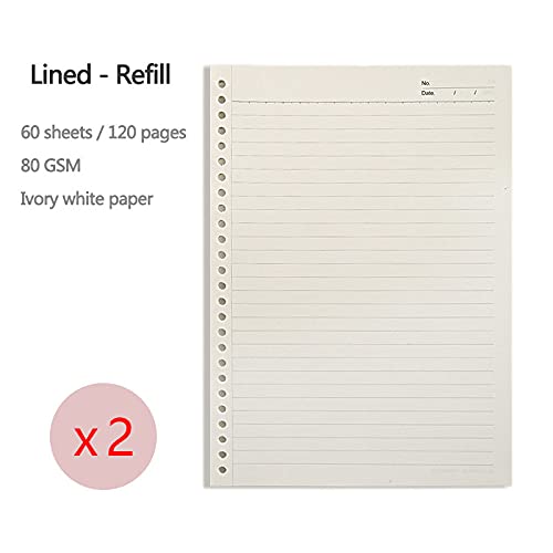 Notatniki puste, siatka, podszewka, dostępny szkicownik A4, A5 / pamiętnik/planowanie czasopisma szkolna notatnik1 szt. papier (kolor: 2 szt. wkład w linie, rozmiar: A4)