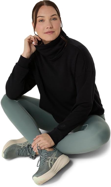 ASICS Women's NAGINO FRENCH TERRY HIGH NECK TO TRAINING Apparel