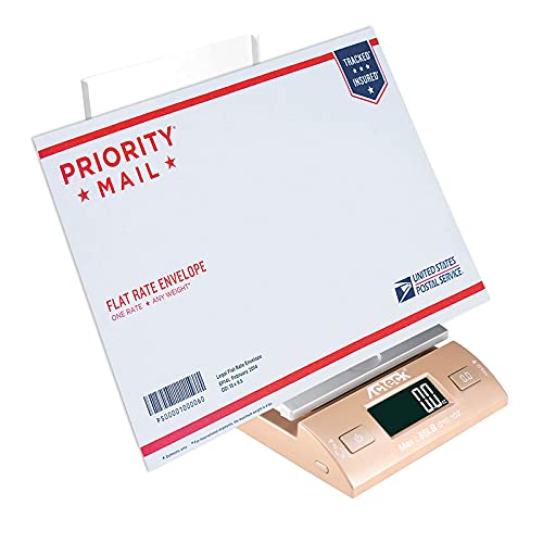 Acteck 86Lbx0.1Oz Digital Shipping And Postal Scale With Batteries, Usb Cable And Ac Plug (Gold) #TOP3
