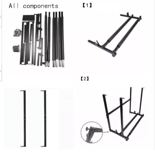 Support de rangement réglable en hauteur pour éviter les chutes de guitare