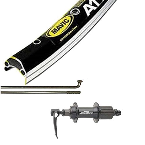 The Wheel Shop, Rear 700C Wheel, Mavic A119 Black / FH-T610 Black, 32