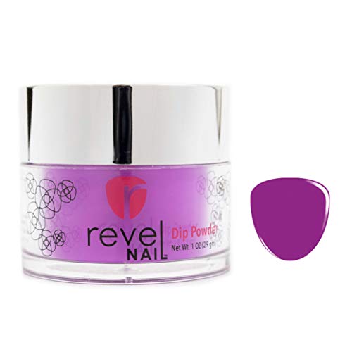 Revel Nail Dip Powder | for Manicures | Nail Polish Alternative | Non-Toxic & Odor-Free | Crack & Chip Resistant | Can Last Up to 8 Weeks | 1oz Jar | Neon | Rhythm