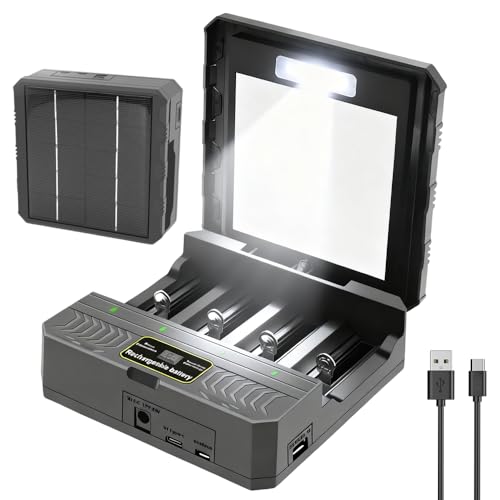Solar Powered Smart Li-ion Battery Charger 3.7V