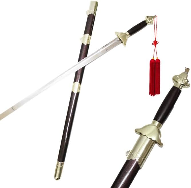 中国武術/唐物 中国刀 中国武術 装飾剣 太極拳 剣 刀希少品 陰陽太極剣