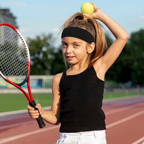 Wy Lighting Level 560249_1_MGWXMNY1 Soccer Headband 2 Pcs Sports Fan Sweat Bands Youth Football Players Headwear Cooling Head Band Helmet Sweatbands Swimming Basketball Baseball Elastic Wrap Towel Boys Costume thumb #5