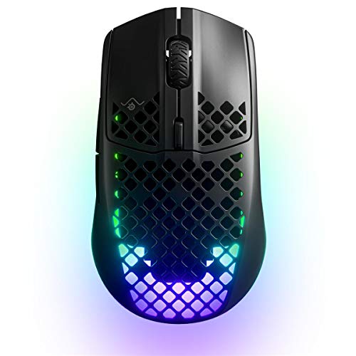 Image of SteelSeries Aerox 3 Wireless - Super Light Gaming Mouse - 18,000 CPI TrueMove Air Optical Sensor - Ultra-lightweight Water Resistant Design - 200 Hour Battery Life