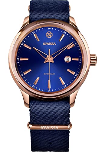 JOWISSA Blau/Rosa Tiro Schweizer Herrenuhr J4.244.L