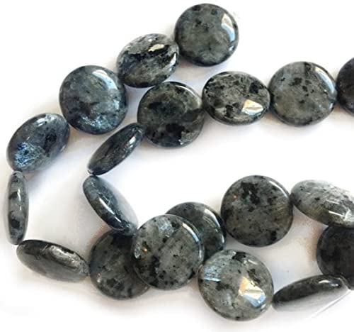 Labradorite noire perles lisses 20mm LKBEADS pour éviter les fils cassés