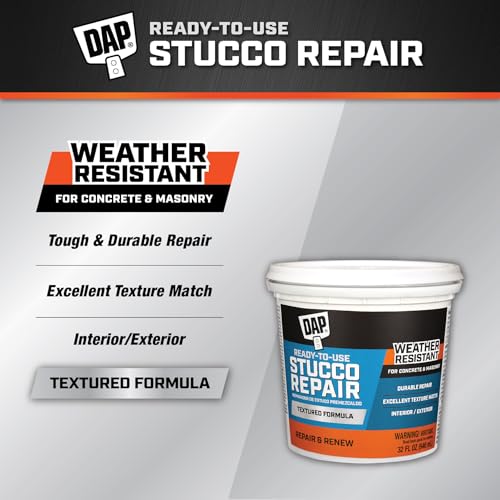DAP All-Purpose Stucco Patch, Blanco, 32 Oz miniatura 2