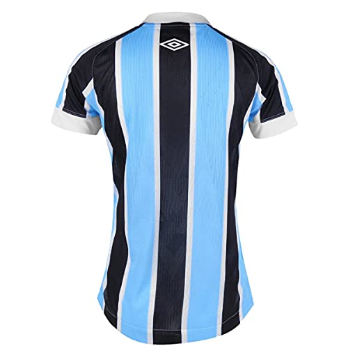 Camisa Gremio Oficial 1 2021, Umbro, Feminino, Celeste/Preto/Branco, GG