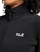 Jack Wolfskin Damen Fleecejacke mit Reißverschluss Taunus 200 Full Zip warm 3 in 1 System kombinierbar mit Außenjacke für Frauen Outdoor und Alltag