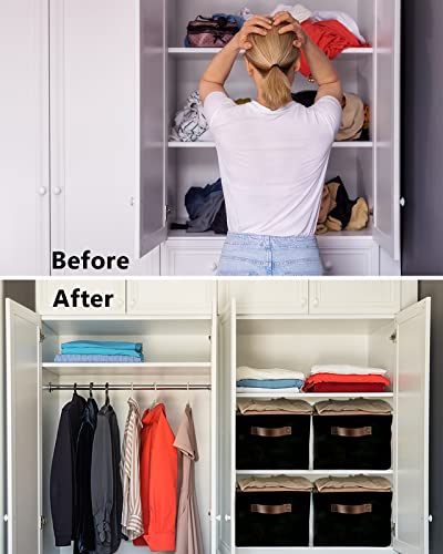 Close-Up African Lion With Brown Hair Storage Bins, Cube Storage Organizer With Handles, King Of The Prairie Black Backdrop Waterproof Clothes Hamper Storage Basket For Toys/Blanket 15"X11"X9.5" #TOP2