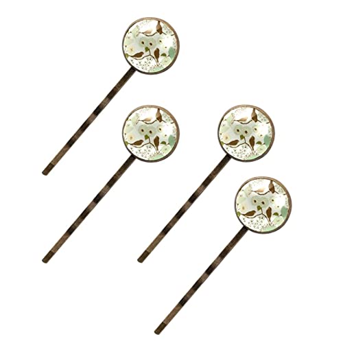 Barrettes à cheveux oiseaux rétro pour discipliner les mèches rebelles avec style floral chic