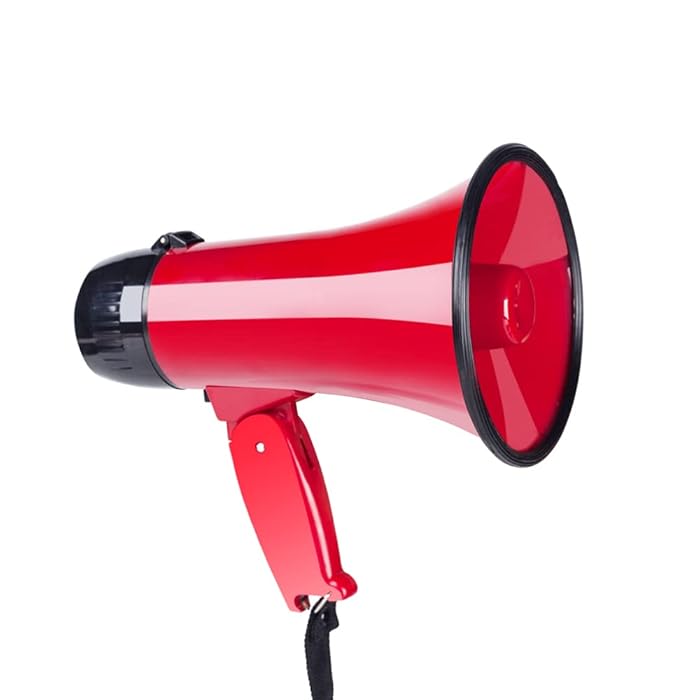 Buy MyMealivos Portable Megaphone Bullhorn 20 Watt Power Megaphone
