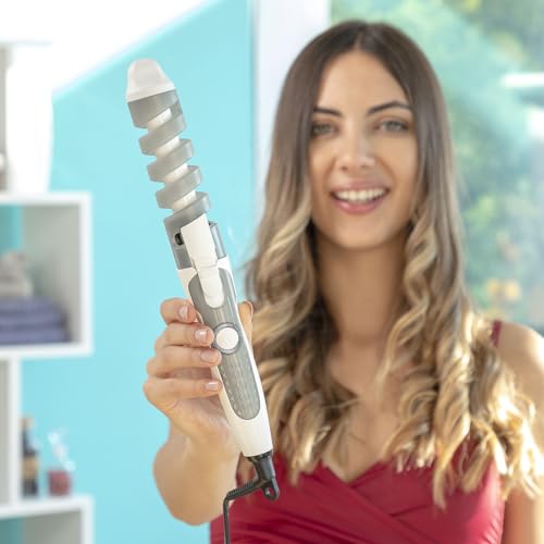 Rizador céramique en spirale pour cheveux avec du volume durable