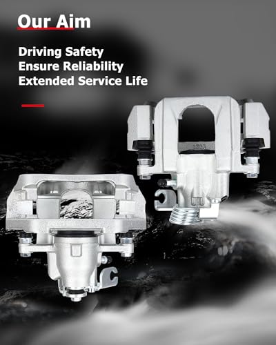 Image of cciyu 18B5213 18B5212 Rear Left & Right Brake Calipers With Bracket For Ford For Flex 2009,For Lincoln For MKS 2009-2011