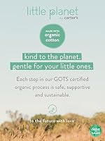 little planet by carter's Baby Sleep and Play made with Organic Cotton, Endangered, 6M — image 4