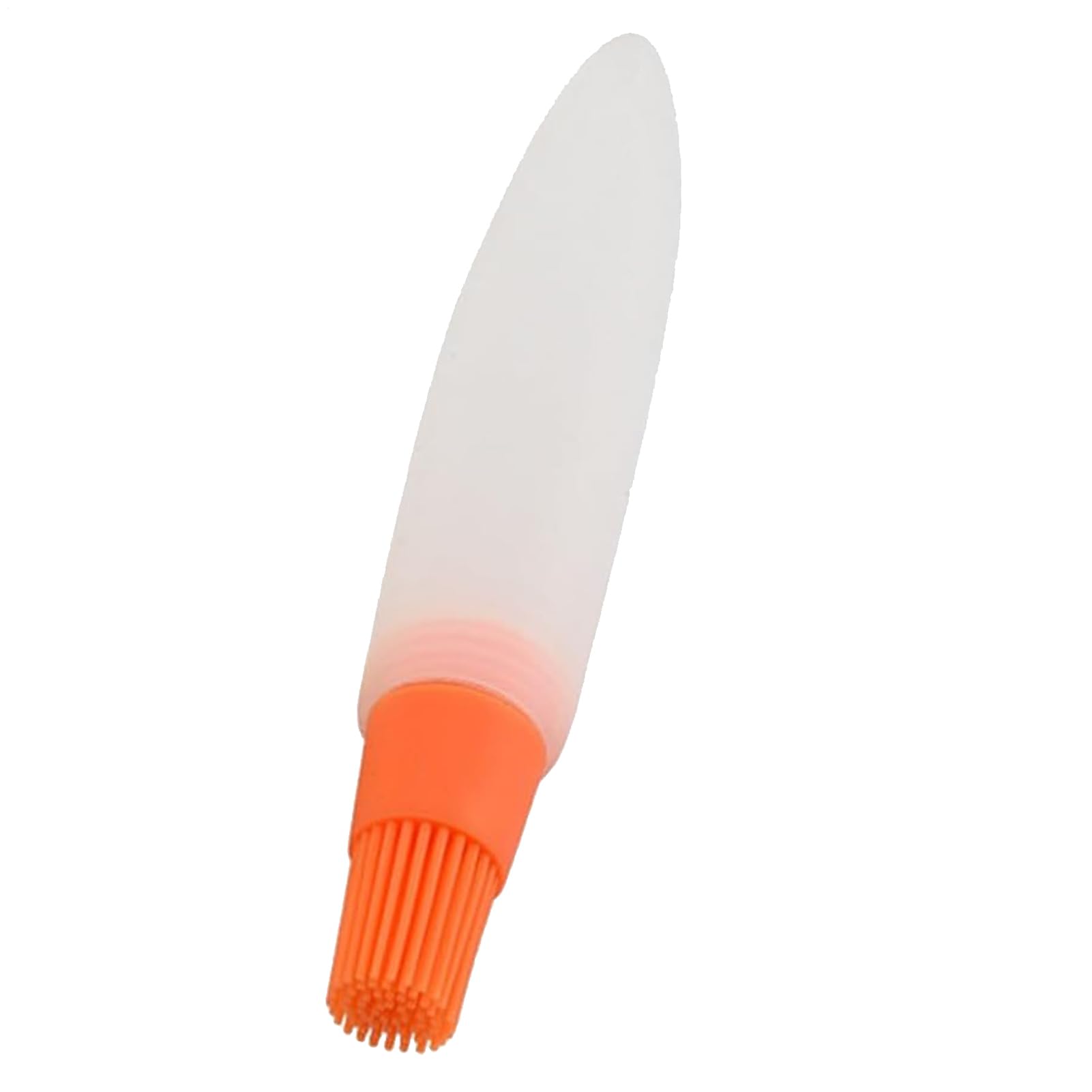 Oil Silicone Brush Bottle Set - Cooking Baking Barbecue Oil Spread Applicator | Soft Flexible Silicone Bristle with Transparent Storage Container, Kitchen Food Grease Control Tool